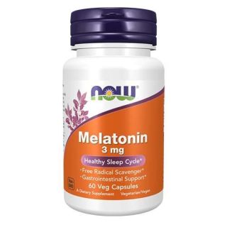 NOW Foods Melatonin 3mg 60caps