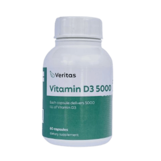 Vitamin D3 5000- 60 Capsules