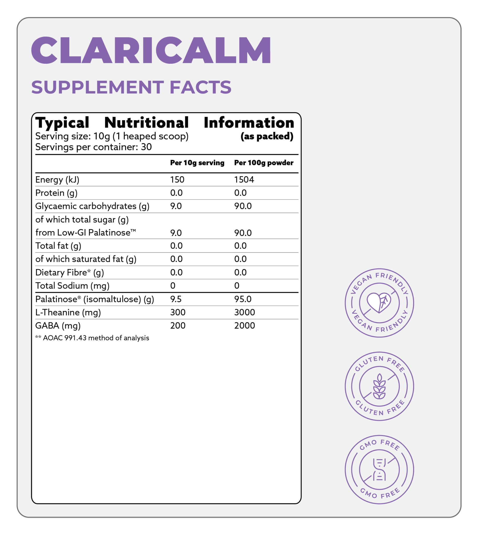 ClariCalm-Unflavoured-300g - Image 2