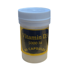 Vitamin D3 5000iu - 90 capsules