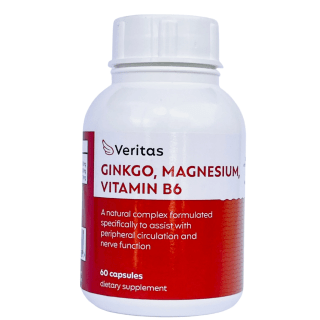 Gingko, Magnesium and vitamin B6 - 60 capsules