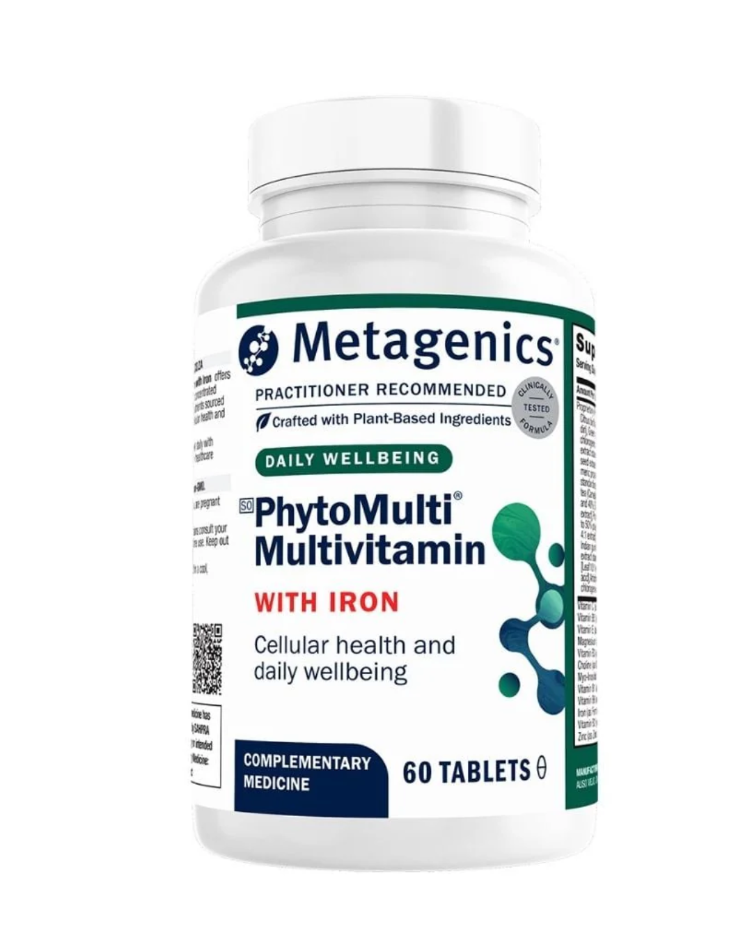 Metagenics PhytoMulti Multivitamin with Iron - 60 tablets